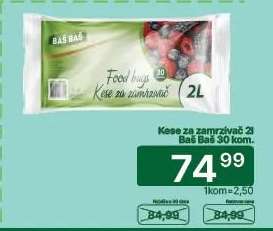 Kese za zamrzivač 2l Baš Baš 30 kom.