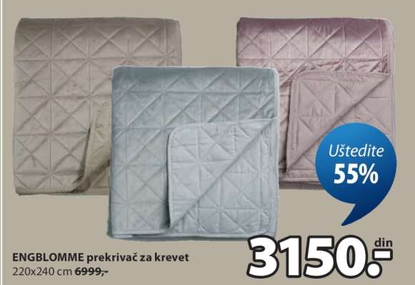 ENGBLOMME PREKRIVAČ ZA KREVET