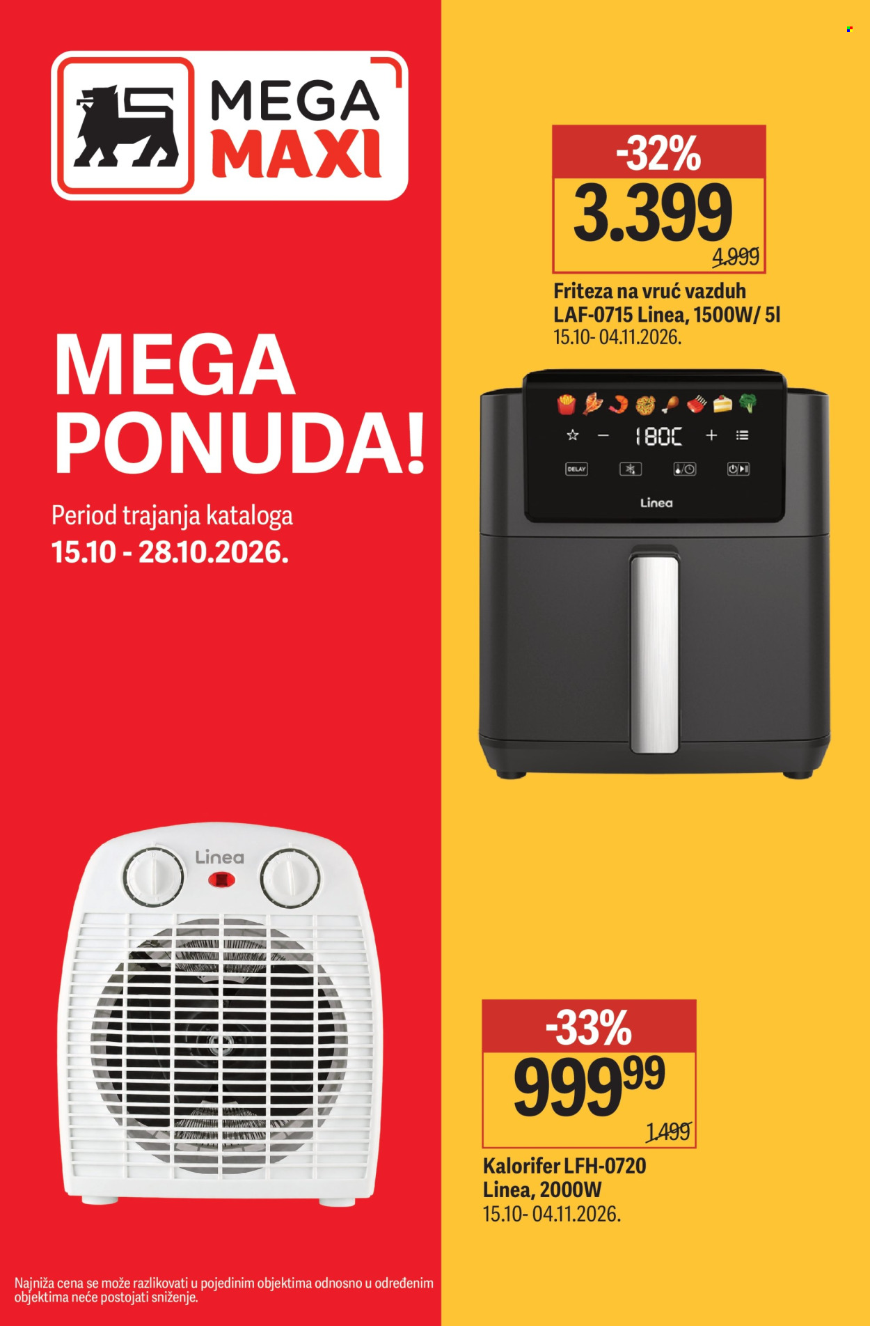 Mega Maxi katalog - 15.10.2026 - 28.10.2026. Stranica 1