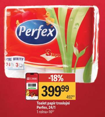 Toalet papir troslojni Perfex 24/1