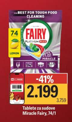 Tablete za sudove Miracle Fairy, 74/1