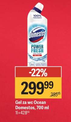 Gel za wc Ocean Domestos, 700 ml