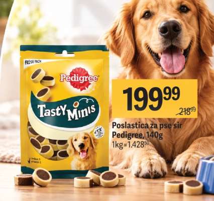 Poslastica za pse sir Pedigree, 140g