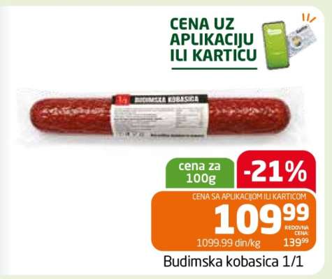 Budimska kobasica 1/1
