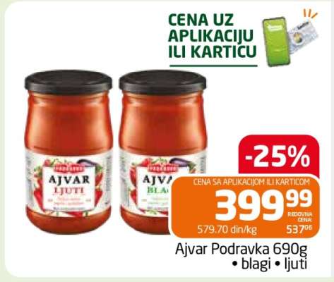 Ajvar Podravka 690g
