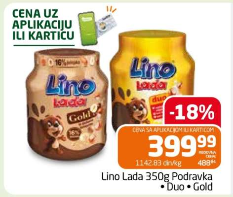 Lino Lada 350g Podravka
