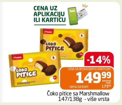 Čoko pitice sa Marshmallow