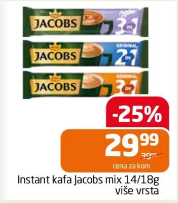Instant kafa Jacobs mix 14/18g