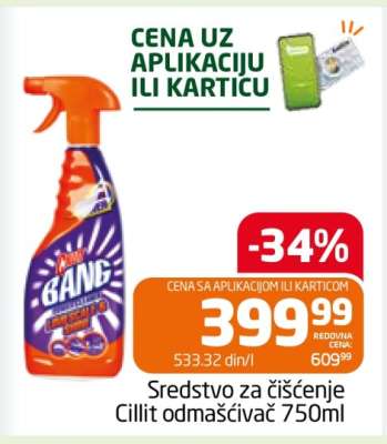 Cillit odmašćivač 750ml