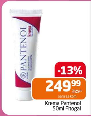 Krema Pantenol 50ml Fitogal