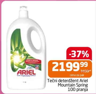 Tečni deterdžent Ariel Mountain Spring 100 pranja