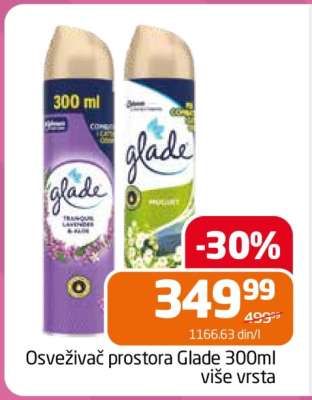Osveživač prostora Glade 300ml