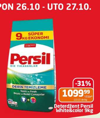 Deterdžent Persil White & Color 9kg