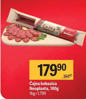ČAJNA KOBASICA Neoplanta 100g