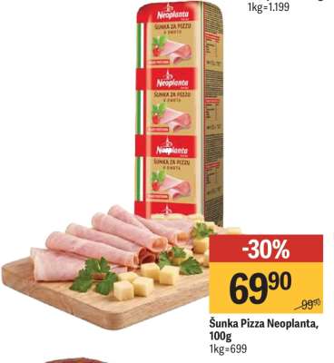 ŠUNKA PIZZA Neoplanta 100g
