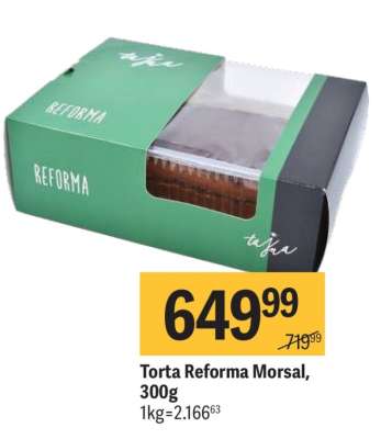 Torta Reforma Morsal, 300g
