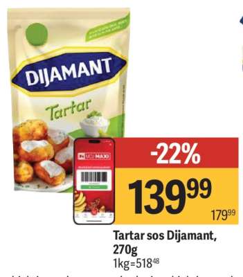Tartar sos Dijamant, 270g