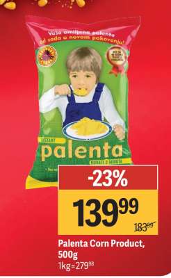 Palenta Corn Product, 500g