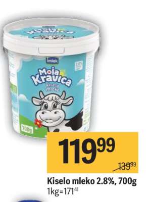 Kiselo mleko 2.8%, 700g