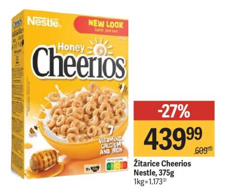 Žitarice Cheerios Nestle, 375g