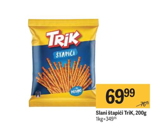 Slani štapići Trik 200g