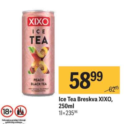 Ice Tea Breskva XIXO, 250ml