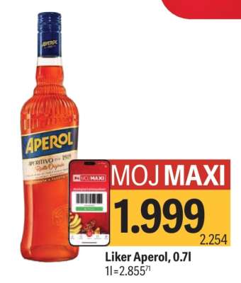 Liker Aperol, 0.7l