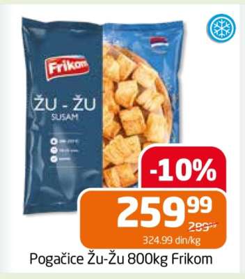 Pogačice Žu-Žu 800kg Frikom