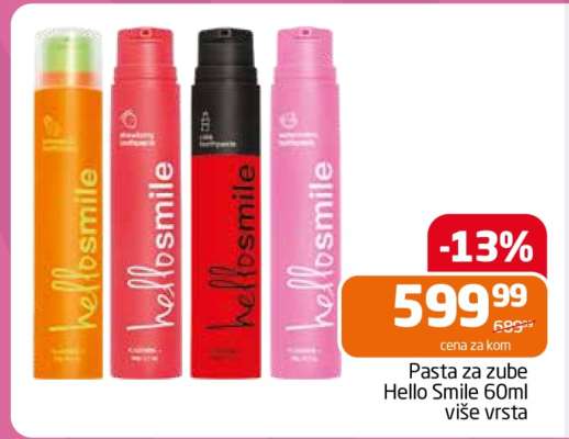 Pasta za zube Hello Smile 60ml