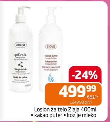 Losion za telo Ziaja 400ml