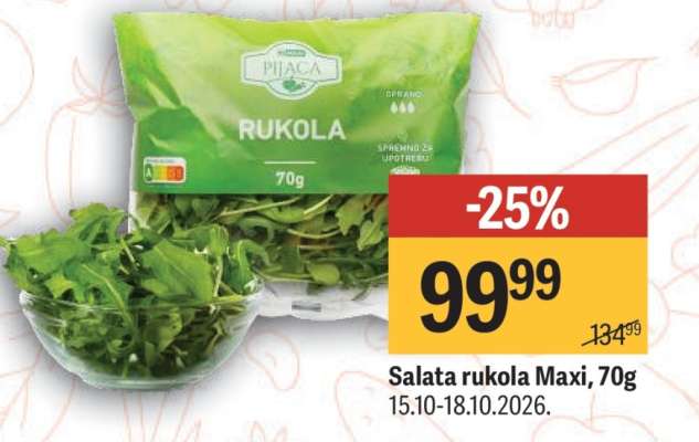 Salata rukola Maxi 70g
