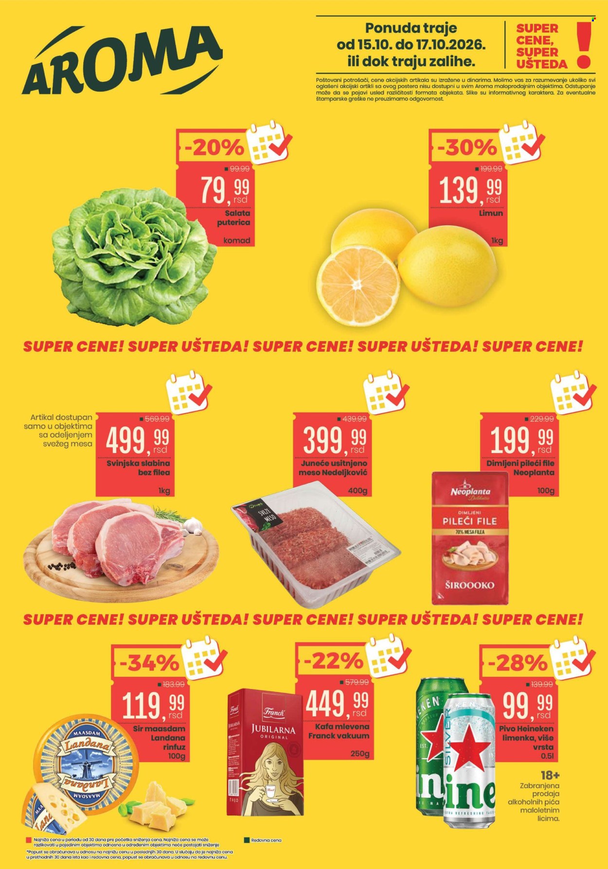 Aroma Market katalog - 15.10.2026 - 17.10.2026. Stranica 1