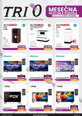 Tri O katalog - 15.10.2026 - 13.11.2026.
