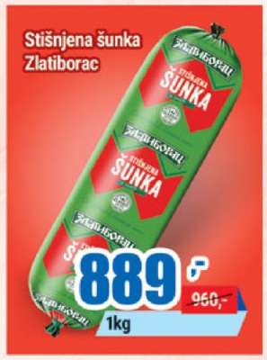 STIŠNJENA ŠUNKA Zlatiborac
