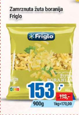 Zamrznuta žuta boranija Friglo