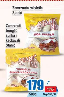 Zamrznuti trouglić šunka i kačkavalj Stanić
