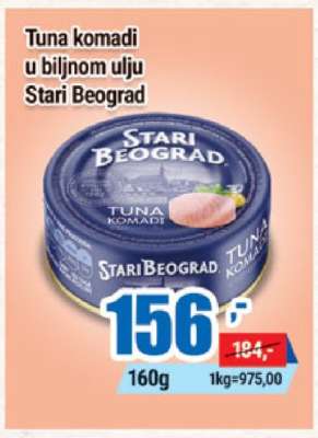 Tuna komadi u biljnom ulju Stari Beograd