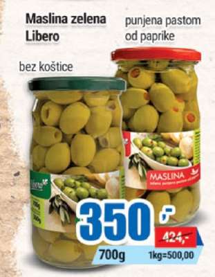 Maslina zelena Libero