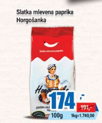 Slatka mlevena paprika Horgoška