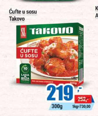 Ćufte u sosu