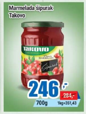 Marmelada šipurak Takovo
