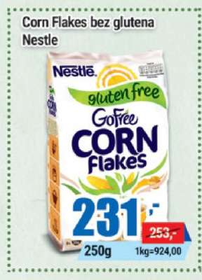 Corn Flakes bez glutena Nestle