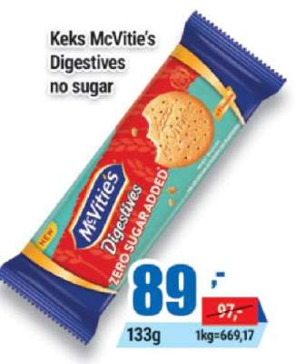 Keks McVitie's Digestives no sugar