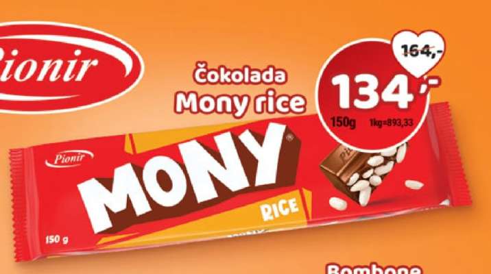 Čokolada Mony rice