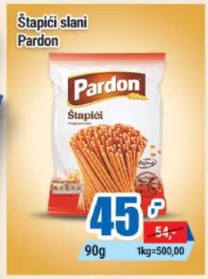Štapići slani Pardon