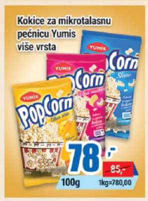 Kokice za mikrotalasnu pećnicu Yumis