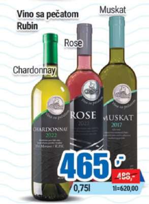 Vino sa pečatom Rubin