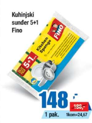 Kuhinjski sunder 5+1 Fino