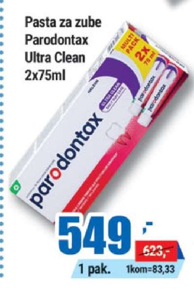 Pasta za zube Parodontax Ultra Clean 2x75ml