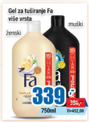 Gel za tuširanje Fa